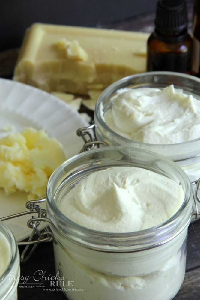 Easy Whipped Body Butter Recipe - artsychicksrule.com