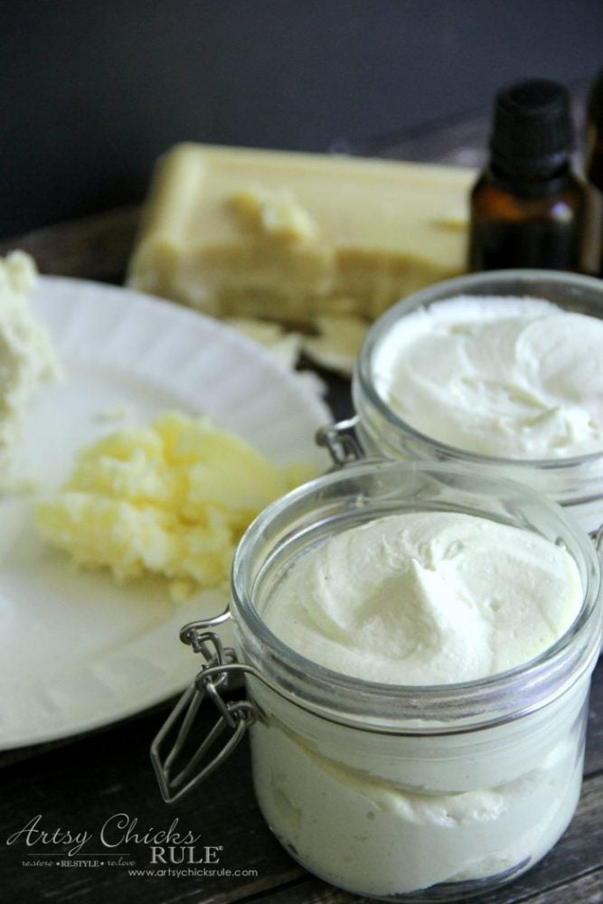 Easy Whipped Body Butter Recipe - artsychicksrule.com