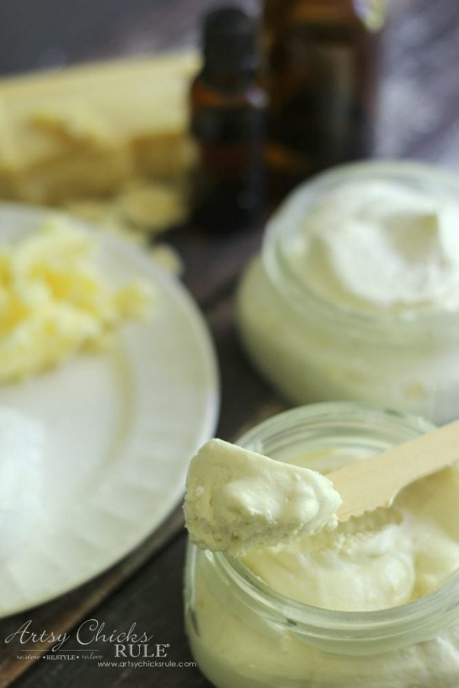 Easy Whipped Body Butter Recipe - artsychicksrule.com