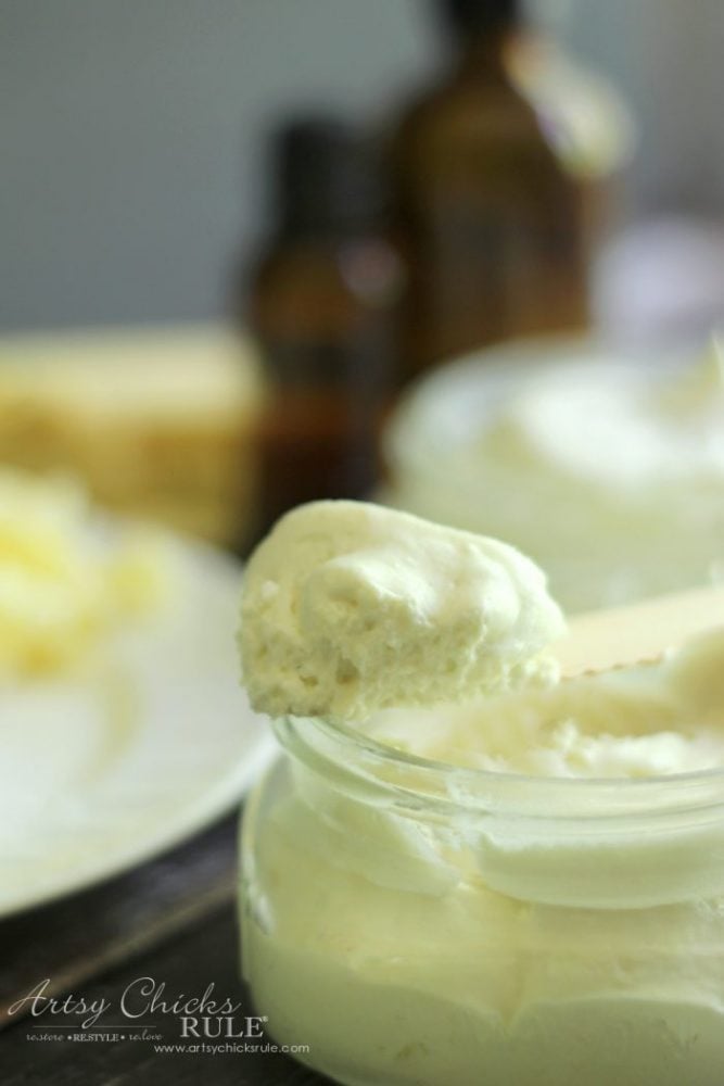 Easy Whipped Body Butter Recipe - artsychicksrule.com