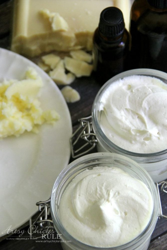 Easy Whipped Body Butter Recipe - artsychicksrule.com