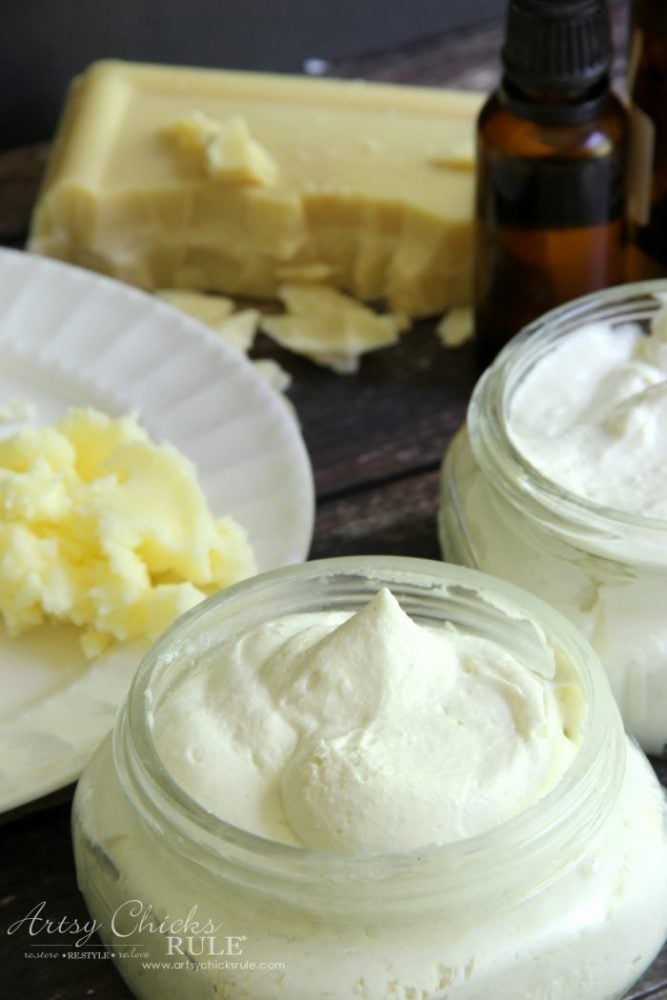 How to make homemade whipped body butter