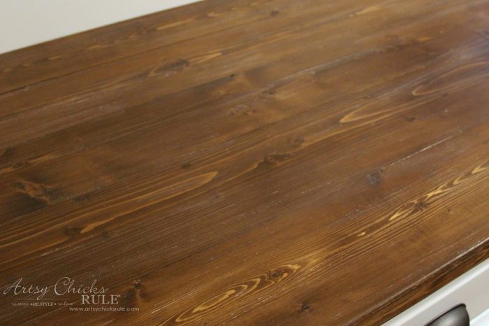 Top Ten Posts For 2019 artsychicksrule.com - #topten #diywoodcountertop #updatewood #fauxshiplap #sealchalkpaint #chalkpaintedcabinets