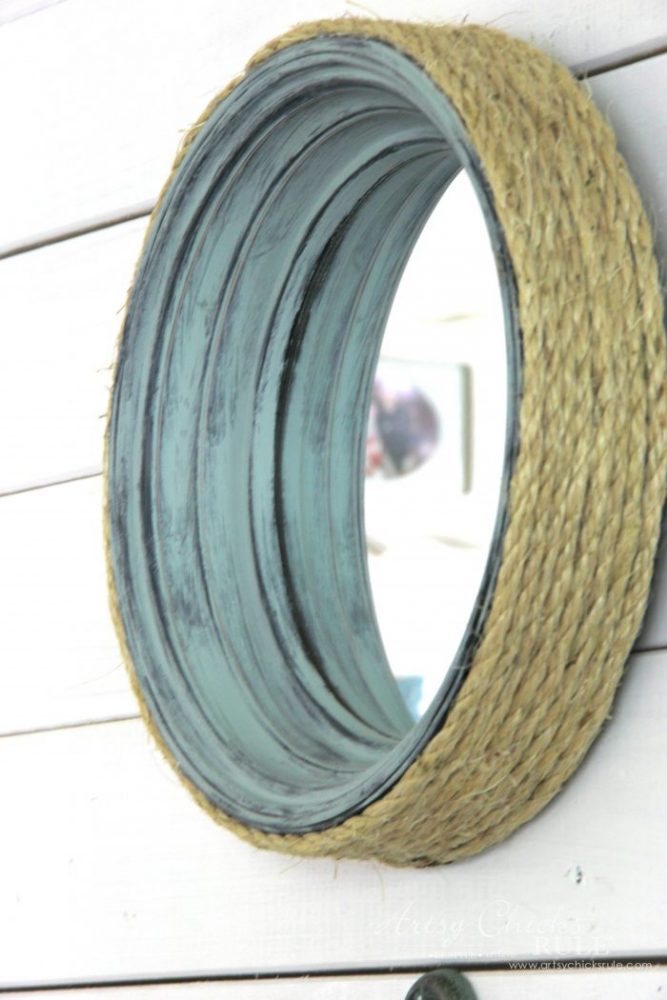 DIY Nautical Porthole Mirrors - Thrift Store Makeover!! artsychicksrule.com