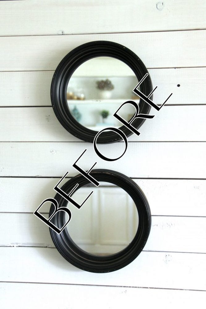 DIY Nautical Porthole Mirrors (thrift store makeover)