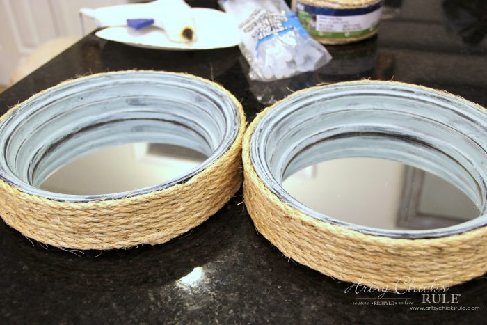 DIY Nautical Porthole Mirrors - Thrift Store Makeover!! artsychicksrule.com