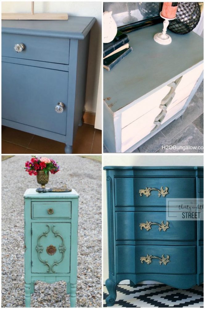 50+ Blue Furniture Makeover Part 2 artsychicksrule.com