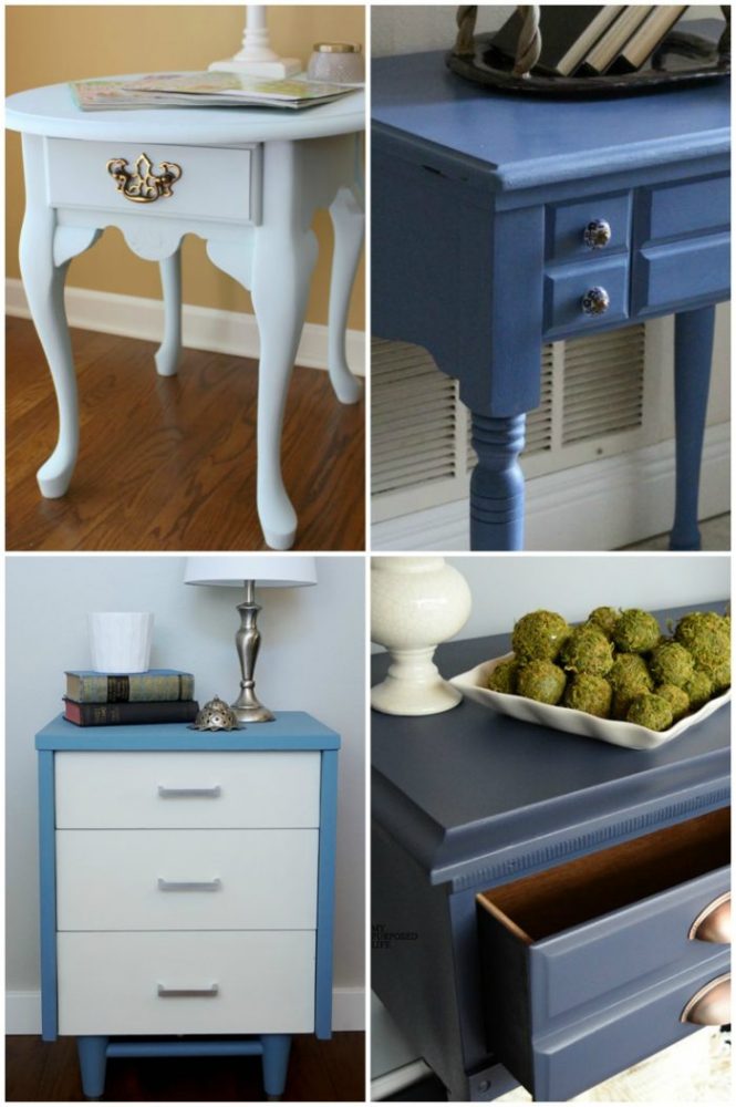 50+ Blue Furniture Makeover Part 2 artsychicksrule.com