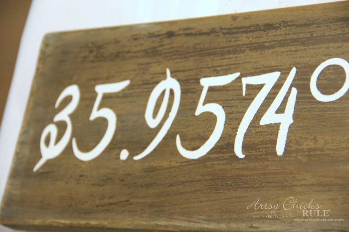 The Outer Banks Longitude Latitude Sign artsychicksrule.com