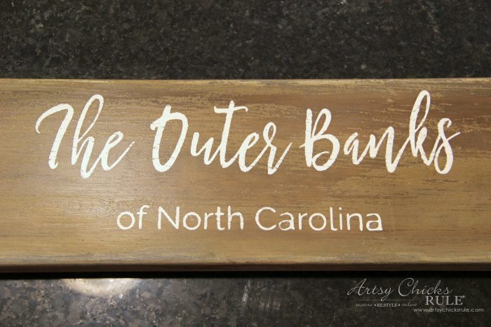 The Outer Banks Longitude Latitude Sign artsychicksrule.com