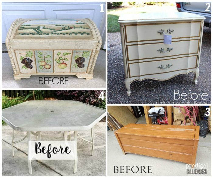 Thrifty Bottle Makeovers (Decoupage and Chalk Paint) - Artsy Chicks Rule®