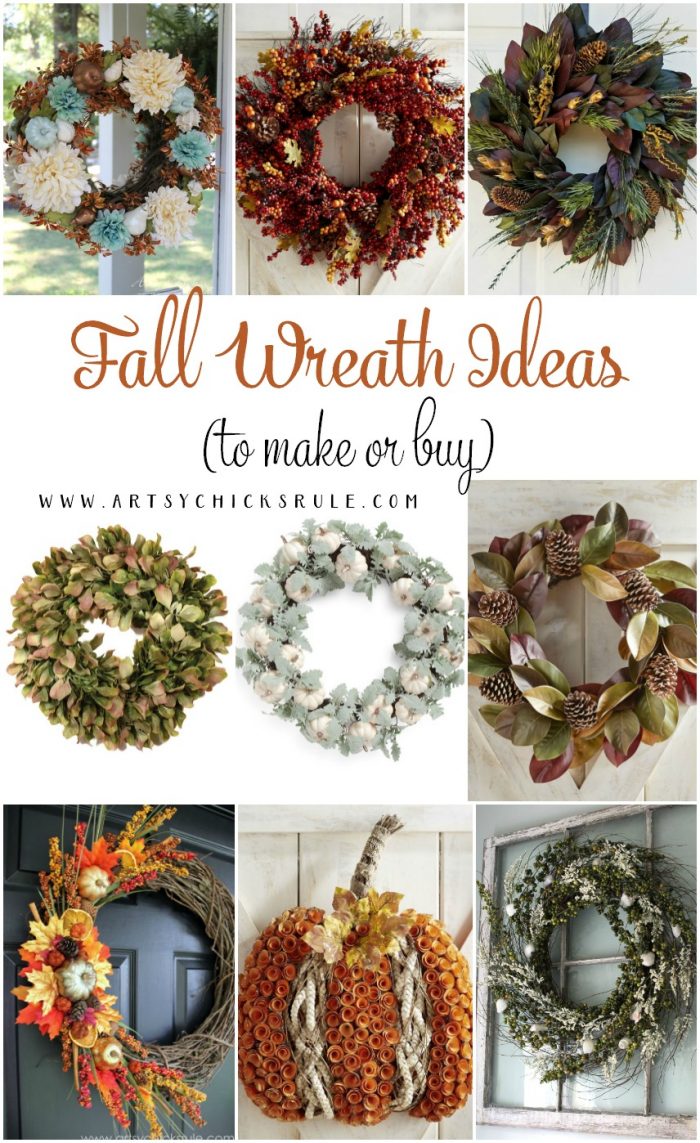 Fall Wreath Ideas (to buy or make)