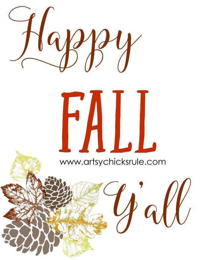 FREE Fall Printables For You!! artsychicksrule.com #freefallprintables #fallprintables