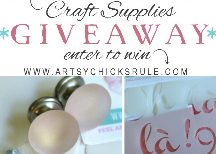 Craft Supplies Giveaway (and more!)