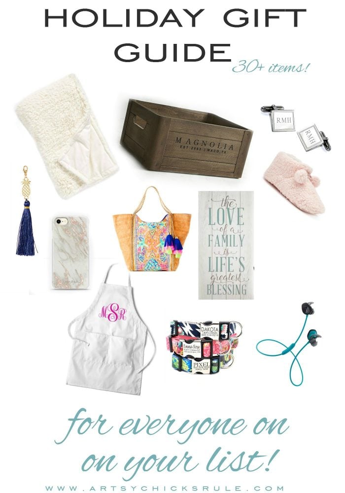 Holiday Gift Guide For Everyone On Your List! artsychicksrule.com #giftguide #holidaygiftguide #shoppingguide #giftideas #creativegifts #uniquegifts