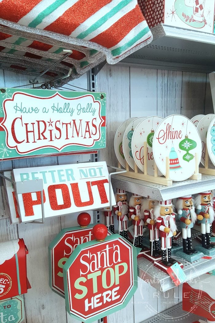 Thrifty Jingle All The Way Sign - artsychicksrule.com #jinglealltheyway #christmassign #holidaysign #retroChristmas