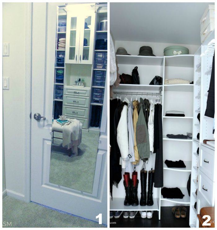 Master Closet Makeover Ideas & Inspiration! Tons of tips on organizing, storage solutions & more! artsychicksrule.com #masterclosetmakeover #masterclosetideas #masterclosetinspiration #mastercloset