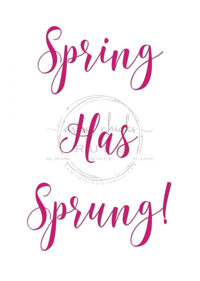 "Spring Has Sprung" SIMPLE Spring Floral Wreath! artsychicksrule.com #springfloralwreath #springwreath #diywreath #springhassprung #springquotes #springdecor
