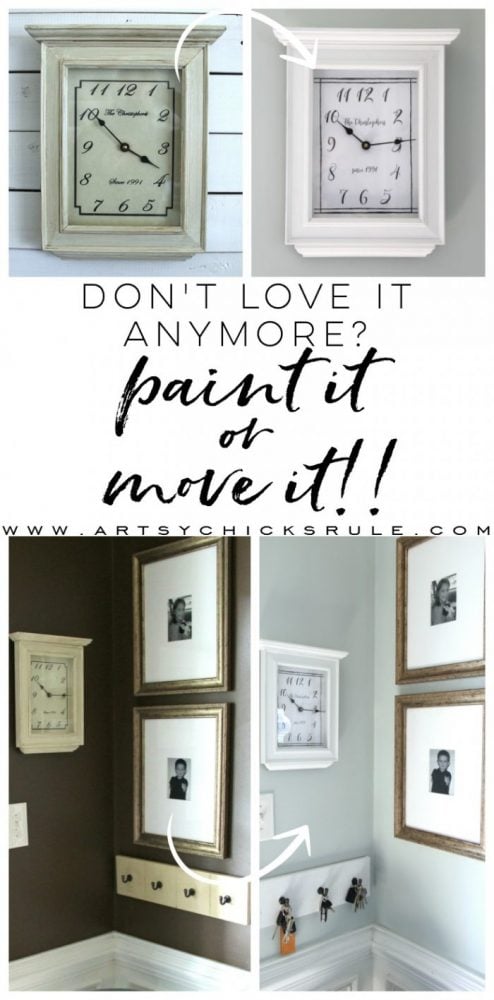 Don't Love It Anymore!! No Longer Matches Your Decor? (don't throw it out, paint it!) artsychicksrule.com #thriftymakeover #shopyourhome #paintedfinds #paintmakeover #paintcolors