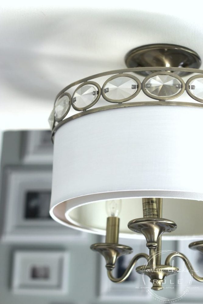 How To Paint Light Fixtures Update Without Taking Them Down Artsy Chicks Rule,Shabby Chic French Country Bedroom