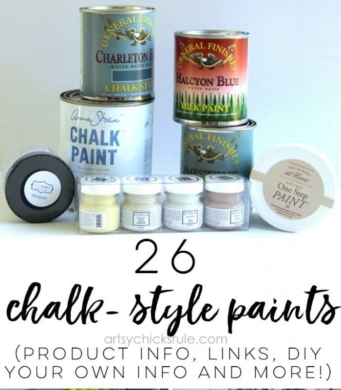 Pros and Cons of Chalk Paint For Furniture (and some of my favorite  makeovers!) - Artsy Chicks Rule®