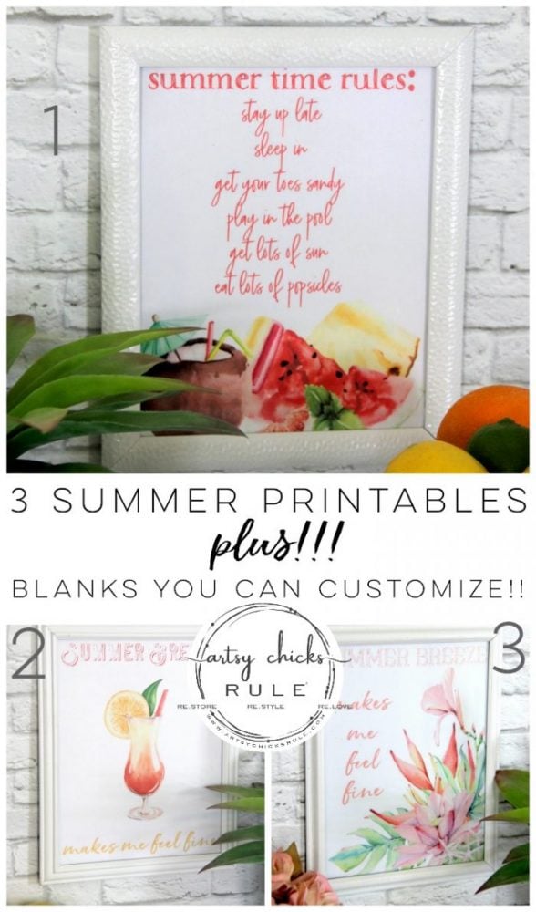 3 FREE Fun Summer Printables You Can Use On SO Many Things! PLUS 2 Blanks You Can Customize! artsychicksrule.com #summerprintables #freeprintables #summergraphics #summersayings #summerquotes #summertime #summercrafts #summertimecrafts #summersign #summerpictures 