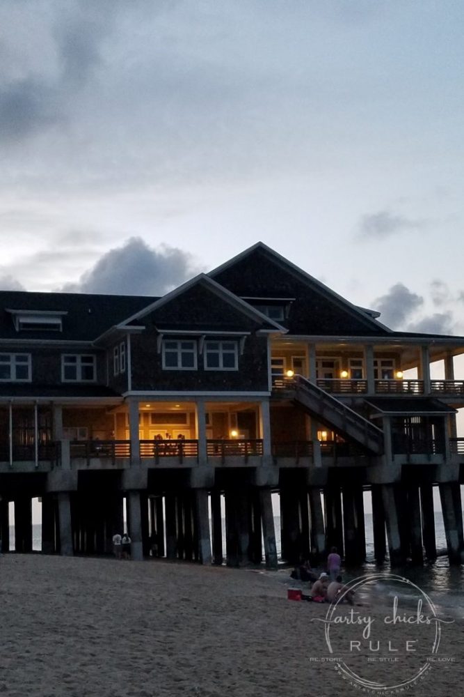 Outer Banks Things To Do (and see!!) Jennette's Pier! artsychicksrule.com #outerbanks #outerbanksvacation #obx #traveldestinations #travel #visitobx #thingstodoinobx #outerbankstrip #coastaldestinations #coastalvacations #nagshead #hatteras #manteo