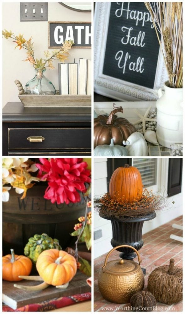 16 SIMPLE Fall Decor Ideas....You CAN Do! Get your home ready for fall with these inspiring fall styling and decor ideas! artsychicksrule.com #falldecor #fallstyling #fallhome #fallcraftideas #falldecorideas #decoratingforfall #falldecorating #fallinspiration