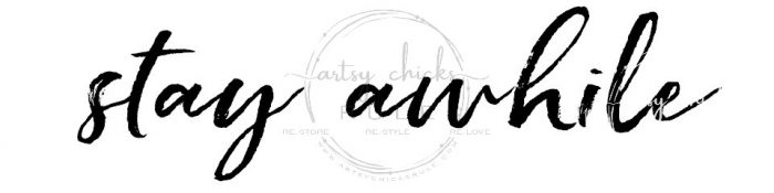 Stay Awhile Sign (plus free printable!) - Artsy Chicks Rule®