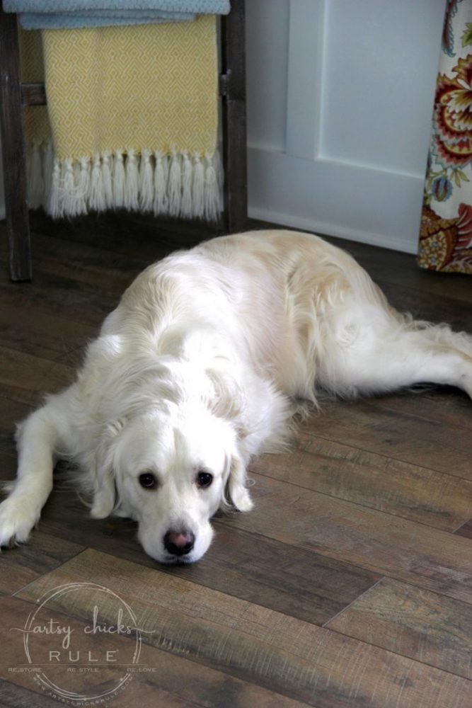 Installing Laminate Flooring (tips & tricks!!) artsychicksrule.com #installinglaminate #laminateflooring #driftwood #selectsurfaces #ad # flooringmakeover #rusticflooring #farmhouseflooring #flooringideas #diyflooring 