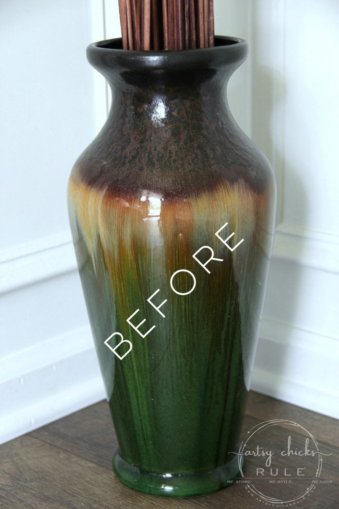 Vase Makeover (update old decor!)