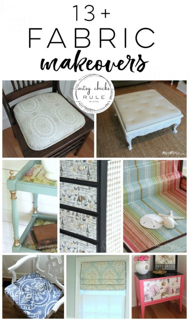 13+ Fun FABRIC PROJECTS artsychicksrule.com #fabricprojects #fabriccoveredfurniture #fabricideas #fabriccrafts