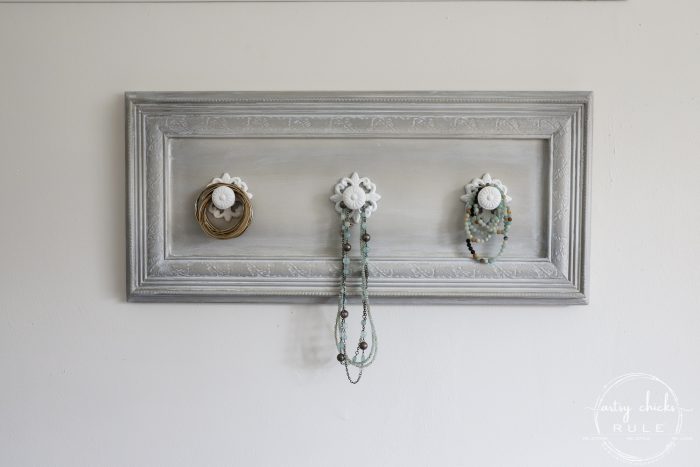 Old Cabinet Door Repurposed artsychicksrule.com (coat rack, jewelry organizer, scarf organizer and more!!!) #repurposedideas #cabinetdoorrepurposed #olddoors #diycoatrack