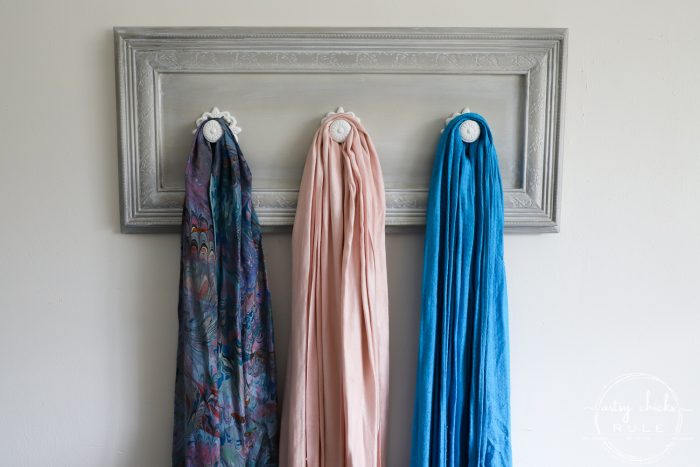 Cabinet Door Repurposed Coat Rack Artsy Chicks Rule