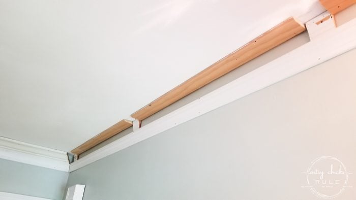 Diy Crown Molding Easy Way To Do Wide Custom Look Molding