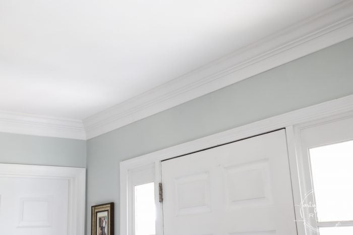 DIY Crown Molding - Deep, custom style look...the easy (and inexpensive) way! artsychicksrule.com #diycrownmolding #diycrownmold #customwoodwork