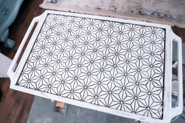 How To Tile A Table Top! DIY tiled table top is easier than you think! And gives a completely new look to your furniture! artsychicksrule.com #diytiledtable #diytile #DIYtileprojects