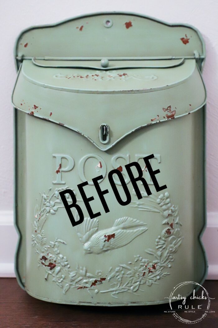 Antique Mailbox Flower Arrangement - Artsy Chicks Rule®
