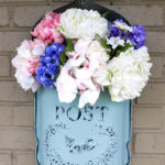 Antique Mailbox Flower Arrangement