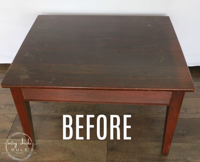 Coffee Table Makeover with Prima Transfers (SO simple!!)