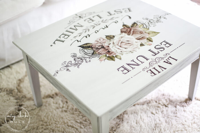 Give your furniture a fun new look with Prima transfers!! They are so easy to apply and look amazing! Come see how!