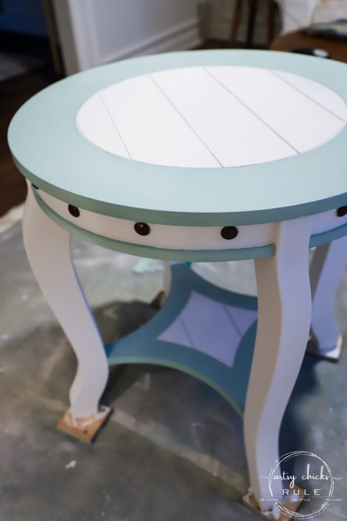 Nautical style end tables deals