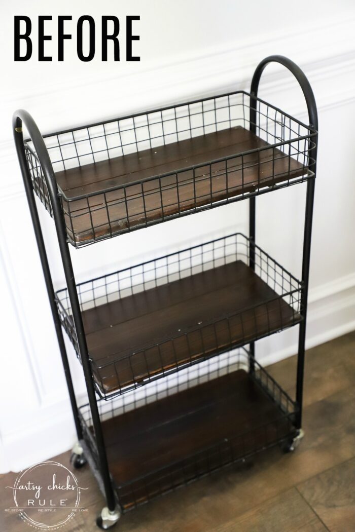 Bath Cart Refresh (simple way to make old, new!)