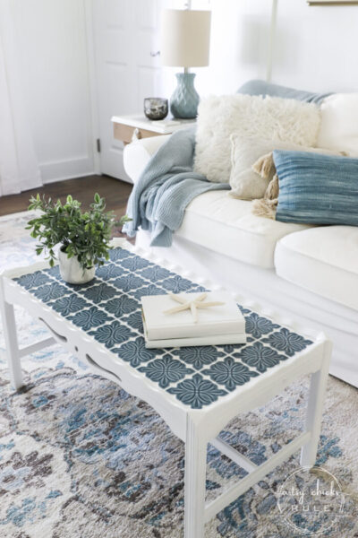 How To Tile A Table Top (or other furniture & decor, the easy way ...