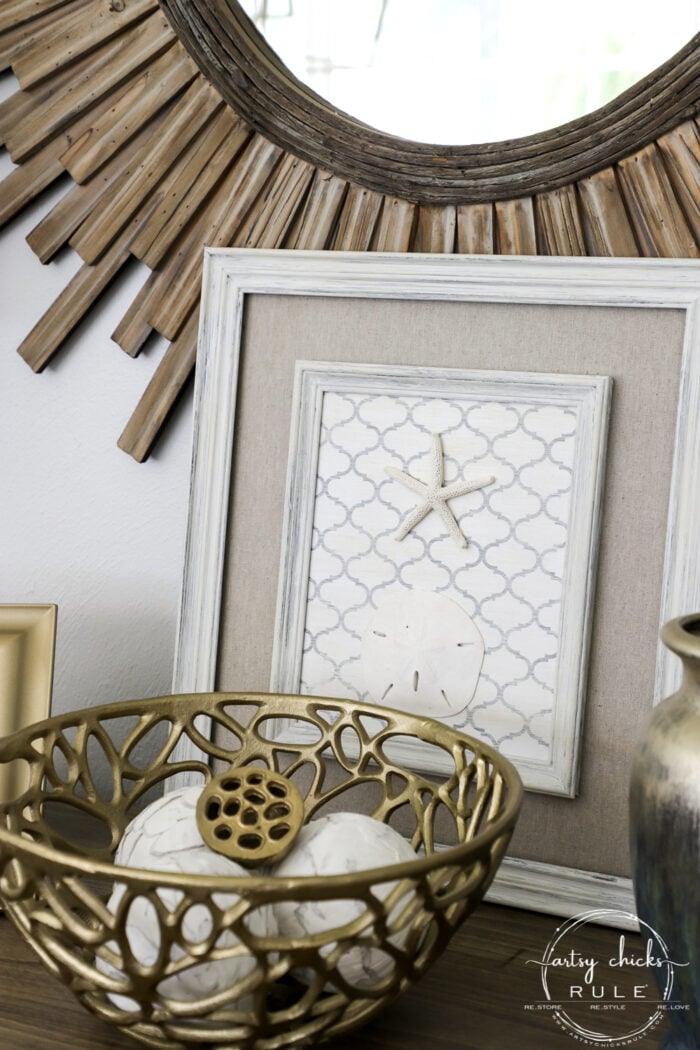 Starfish Wall  Decor  thrift store makeover Artsy 