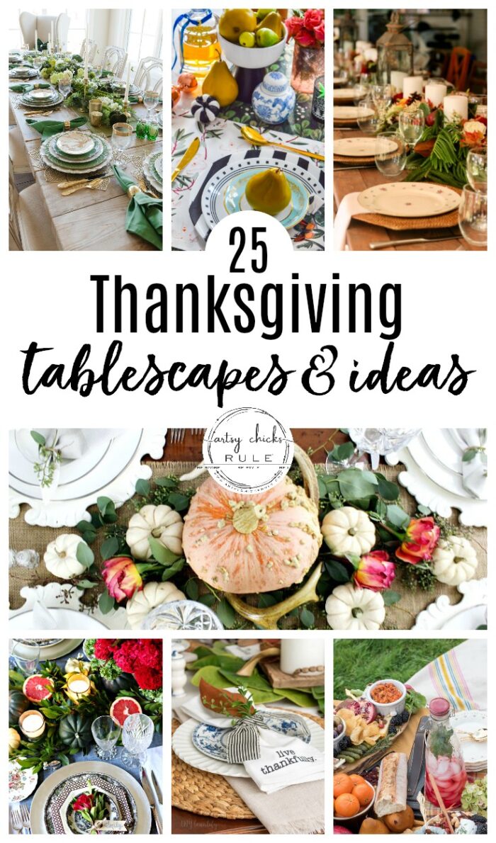 25 Thanksgiving Table Settings (decor and ideas)