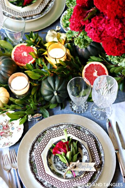 25 Thanksgiving Table Settings (decor and ideas) - Artsy Chicks Rule®