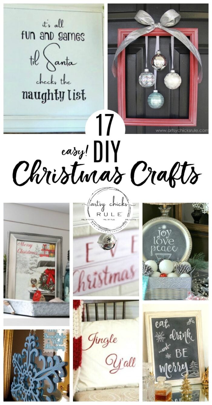 17 Easy DIY Christmas Crafts (anyone can do!)