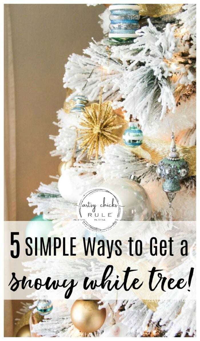 Create A Snow Covered Christmas Tree (5 tips & ideas)
