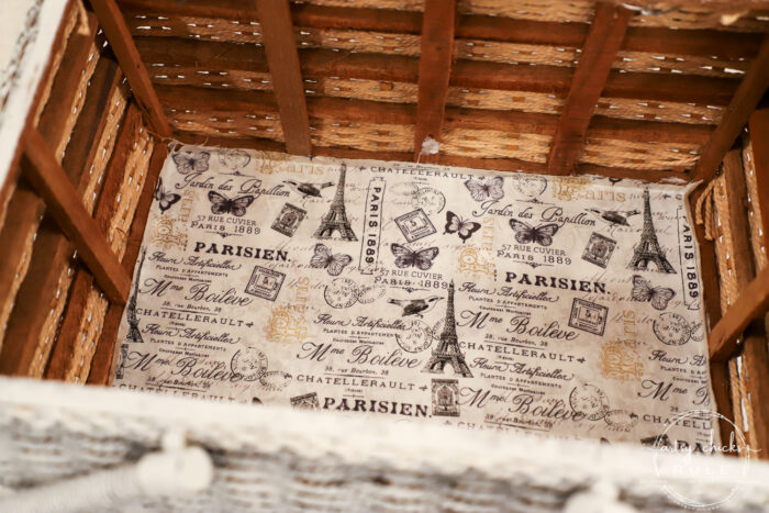 Don't pass up those old baskets at the thrift store! Bring em home and give em a basket makeover they are worthy of! Old is new again! artsychicksrule.com #basketmakeover #oldbasketideas #basketideas #frenchdecor